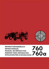 760 und 760a Traktor Reparaturanleitung